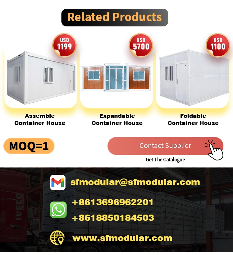 Prefabricated Luxury Expandable House Prefab Container Price Mobile Office Modular Wooden Tiny Shipping Expandable Container Homes for Sale