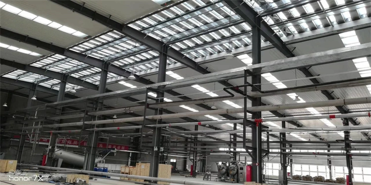 Prefab/Prefabricated Industrial Factory Project Storage/Hangar Metal Frame Construction Warehouse Steel Structure Building Workshop for Export Installation