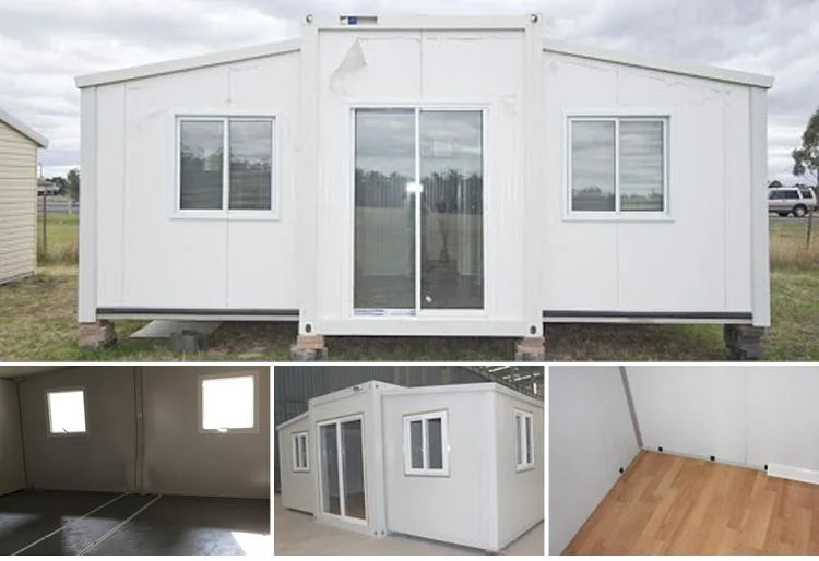 Mobile Flat Pack Fold Prefabricated Building Modular Shipping Office Container Steel Structure Prefab Modular Movable Foldable Portable House