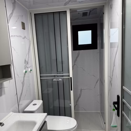 Maison de Travail Portable Living Pliante Extensible en Acier Léger Mobile Maison Préfabriqué Structure en Acier Bâtiment Extensible Pliable Maison Relief Maison Petite Maison