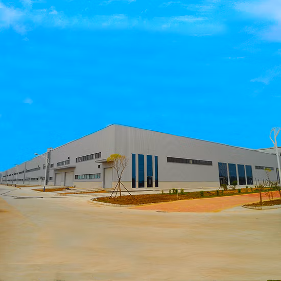 Entrepôt préfabriqué de bâtiment en métal de structure métallique légère de cadre de pignon à vendre
