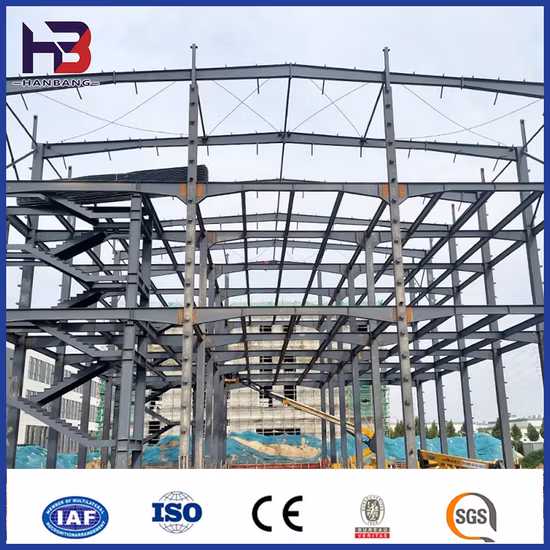 Structure préfabriquée en acier de construction pour atelier d'entrepôt